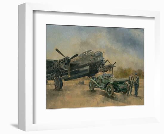 A Lancaster and a Bentley, 2000-Peter Miller-Framed Giclee Print