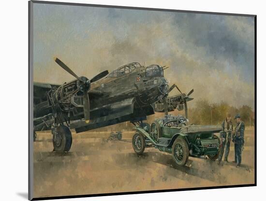 A Lancaster and a Bentley, 2000-Peter Miller-Mounted Giclee Print