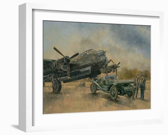 A Lancaster and a Bentley, 2000-Peter Miller-Framed Giclee Print