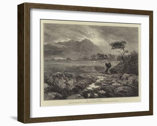 A Land-Storm-Ernest Albert Waterlow-Framed Giclee Print