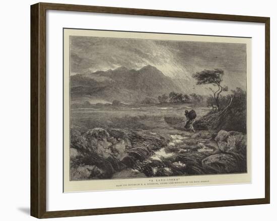 A Land-Storm-Ernest Albert Waterlow-Framed Giclee Print