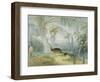 A Landscape in Ceylon, with Barking Deer and Fawn and a Pair of Paradise Fly-Catchers, C.1808-11-Samuel Daniell-Framed Premium Giclee Print