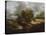 A Landscape, Traditionally Identified as a View Outside Sudbury-Thomas Gainsborough-Stretched Canvas