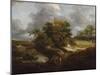 A Landscape, Traditionally Identified as a View Outside Sudbury-Thomas Gainsborough-Mounted Giclee Print