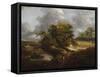 A Landscape, Traditionally Identified as a View Outside Sudbury-Thomas Gainsborough-Framed Stretched Canvas