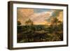 A Landscape with a Shepherd and His Flock, circa 1638-Peter Paul Rubens-Framed Giclee Print