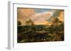 A Landscape with a Shepherd and His Flock, circa 1638-Peter Paul Rubens-Framed Giclee Print