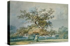 A Landscape with an Old Oak Tree-JMW Turner-Stretched Canvas