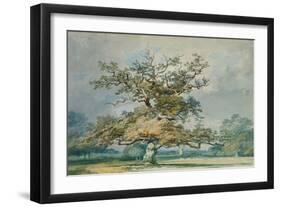 A Landscape with an Old Oak Tree-JMW Turner-Framed Giclee Print