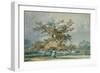 A Landscape with an Old Oak Tree-JMW Turner-Framed Giclee Print