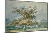 A Landscape with an Old Oak Tree-JMW Turner-Mounted Giclee Print