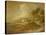 A Landscape with Horsemen-Thomas Gainsborough-Stretched Canvas