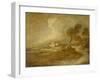 A Landscape with Horsemen-Thomas Gainsborough-Framed Giclee Print