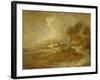 A Landscape with Horsemen-Thomas Gainsborough-Framed Giclee Print