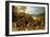 A Landscape with Marauders attacking a Wagon Train and Pillaging a Village-Sebastian Vrancx-Framed Giclee Print