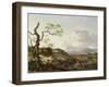 A Landscape with Travellers (Oil)-Jan Wynants-Framed Giclee Print