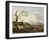 A Landscape with Travellers (Oil)-Jan Wynants-Framed Giclee Print