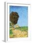 A Lane Near Arles-Vincent van Gogh-Framed Art Print