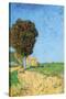 A Lane Near Arles-Vincent van Gogh-Stretched Canvas