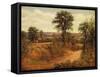 A Lane Near Dedham, c.1802-John Constable-Framed Stretched Canvas