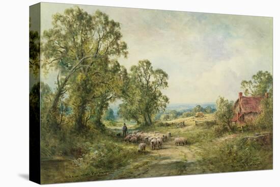 A Lane Near Pulborough-Henry John Kinnaird-Stretched Canvas