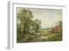 A Lane Near Pulborough-Henry John Kinnaird-Framed Giclee Print