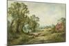 A Lane Near Pulborough-Henry John Kinnaird-Mounted Giclee Print