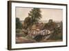 'A Lane With Cottages', c1820-Peter De Wint-Framed Giclee Print