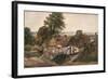 'A Lane With Cottages', c1820-Peter De Wint-Framed Giclee Print