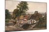 'A Lane With Cottages', c1820-Peter De Wint-Mounted Giclee Print