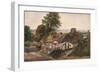 'A Lane With Cottages', c1820-Peter De Wint-Framed Giclee Print