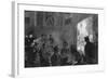 A Lantern Lecture for Soldiers in a Ymca Hut, WW1-W. Hatherell-Framed Art Print
