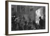 A Lantern Lecture for Soldiers in a Ymca Hut, WW1-W. Hatherell-Framed Art Print