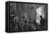 A Lantern Lecture for Soldiers in a Ymca Hut, WW1-W. Hatherell-Framed Stretched Canvas