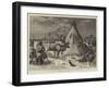 A Laplander's Encampment on the Neva at St Petersburg-Samuel Edmund Waller-Framed Giclee Print