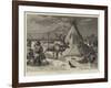 A Laplander's Encampment on the Neva at St Petersburg-Samuel Edmund Waller-Framed Giclee Print