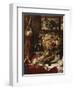 A Larder Still Life with Fruit, Game and a Cat by a Window-Frans Snyders Or Snijders-Framed Giclee Print