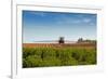 A Large Agricultural Sprayer with Wide Booms Spraying a Field of Potatoes in Rural Prince Edward Is-onepony-Framed Photographic Print