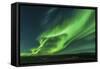 A Large Aurora Borealis Display in Iceland-null-Framed Stretched Canvas