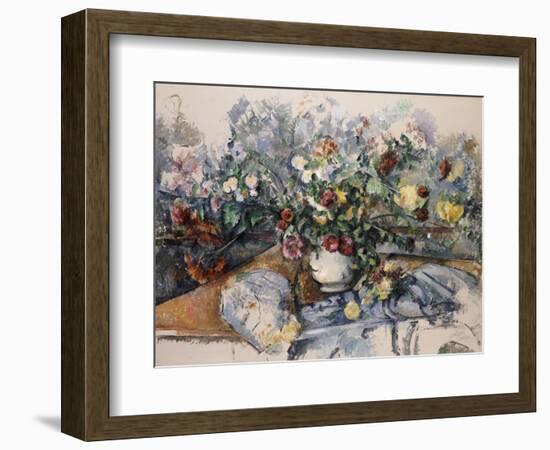 A Large Bouquet of Flowers, C.1892-95-Paul Cézanne-Framed Giclee Print