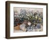 A Large Bouquet of Flowers, C.1892-95-Paul Cézanne-Framed Giclee Print