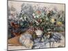 A Large Bouquet of Flowers-Paul Cézanne-Mounted Giclee Print