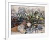 A Large Bouquet of Flowers-Paul Cézanne-Framed Giclee Print