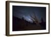 A Large Bristlecone Pine in the Patriarch Grove Bears Witness to the Rising Milky Way-null-Framed Photographic Print