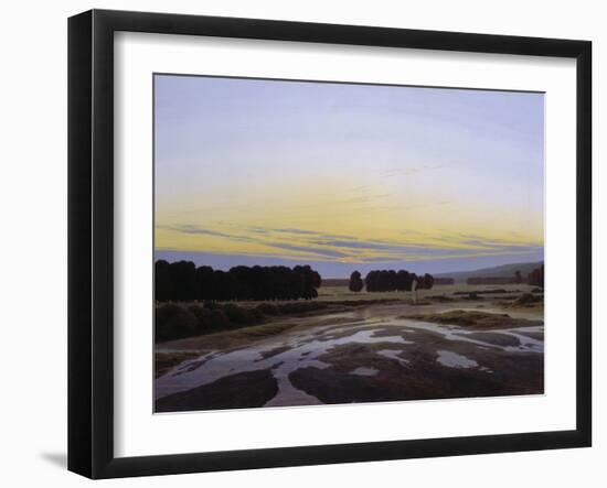 A Large Enclosure Near Dresden, 1832-Caspar David Friedrich-Framed Giclee Print