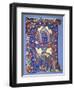 A Large Historiated 'A' with a Depiction of the Ascension, C.1450-Filippo Di Matteo Torelli-Framed Giclee Print