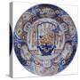 A Large Imari Charger Late 17th/Early 18th Century-null-Stretched Canvas