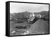 A Large Mining Facility Part of the Homestake Works-John C.H. Grabill-Framed Stretched Canvas