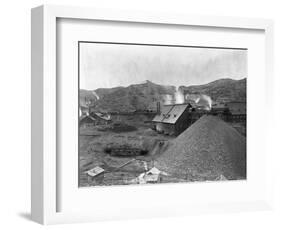 A Large Mining Facility Part of the Homestake Works-John C.H. Grabill-Framed Photographic Print