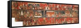 A Large Nepalese Historical Painting Representing a Version of the Legend of Red Avalokiteshvara-null-Framed Stretched Canvas